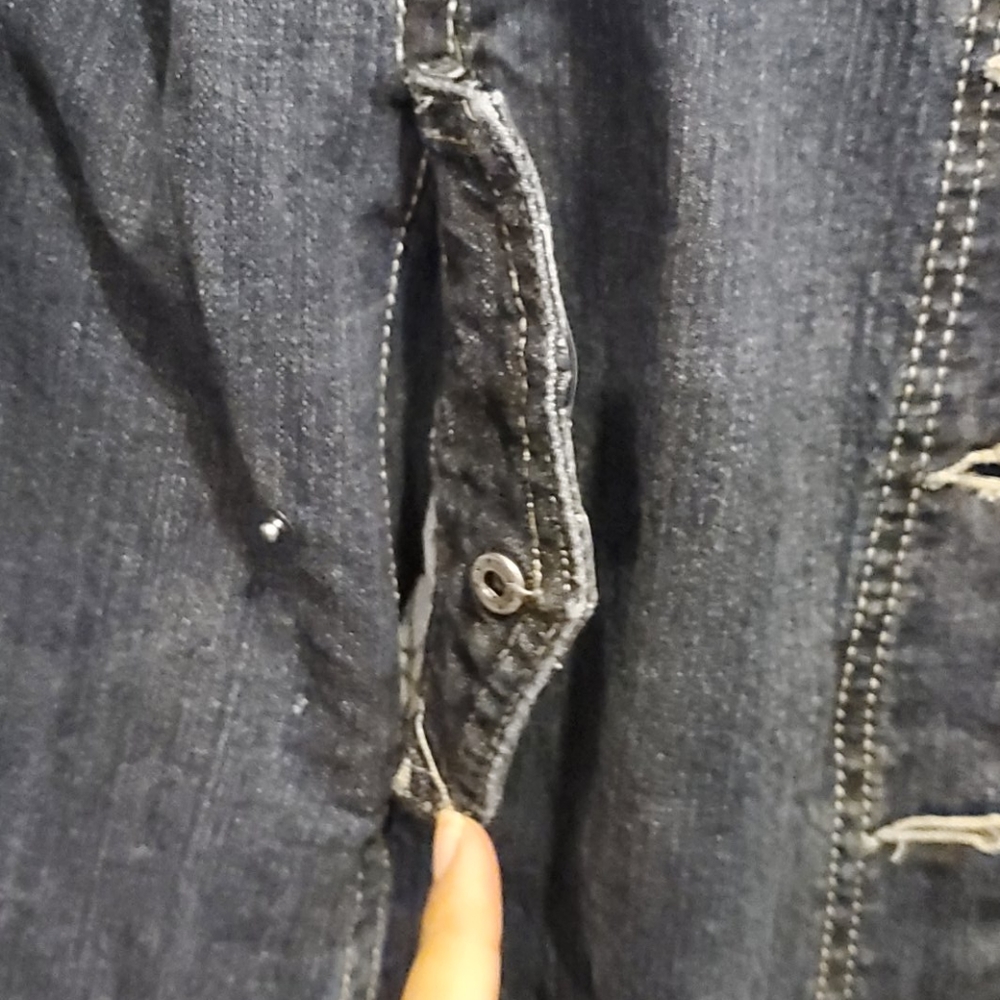 JouJou Denim coat Size 18/20 - Picture 7 of 12